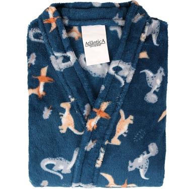 Imagem de Kit Manta e Roupão Kids Infantil Microfibra 150x220cm