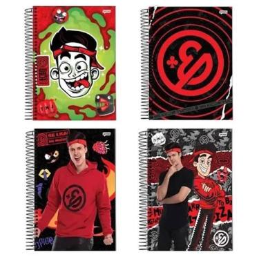 Imagem de Caderno Espiral 275X200Mm Cd Cart 80Fls Enaldinho Fsc