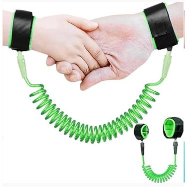 Imagem de Pulseira Guia Infantil Cordão Passeio Segurança da Criança (Verde)