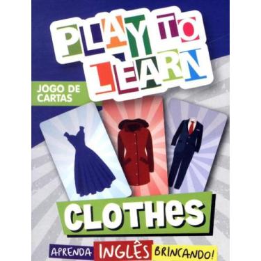 Imagem de Play To Learn Jogo De Cartas Clothes