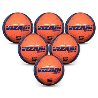 Imagem de Vizari Bola de futebol Córdoba | Conjunto profissional de bola de futebol juvenil EVA para jogos internos e externos | Ideal para treinamento de futebol e presentes para amantes de futebol (pacote com