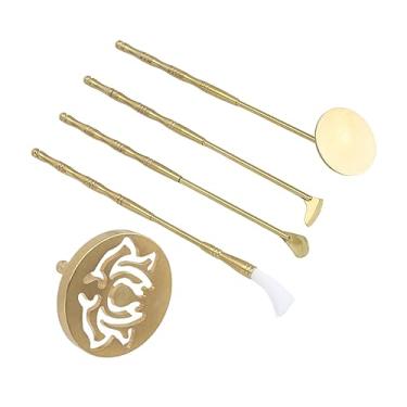 Imagem de Kit de Queimador de Incenso Em pó, Incenso Fabricação de Kits Moldes de Fragrâncias DIY Fazendo a Ferramenta de Ferramentas para Fabricar Kit de Bronze Kit de Ferramentas de Moldes de Bronze para
