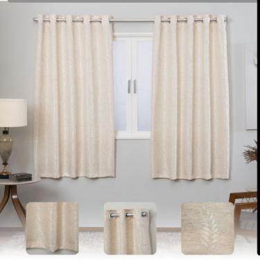 Imagem de Cortina para Janela 2,80x1,70 Jacar Sala e Quarto Premium - ENTROU COM