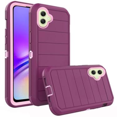 Imagem de Asuwish Capa de telefone para Samsung Galaxy A05, capa de celular híbrida à prova de choque de grau militar, acessórios para celular de proteção rígida resistente de corpo inteiro Ao5 A 05 mulheres