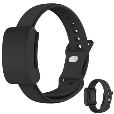 Imagem de Emilydeals Pulseiras para Whoop 4.0/5.0 - pulseira de silicone macio de substituição para acessórios Whoop Fitness & Activity Tracker (preto)