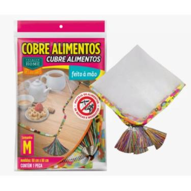 Imagem de Cobre Alimentos Protetor De Bolo Premium Feito A Mão 60x60cm - Plast l