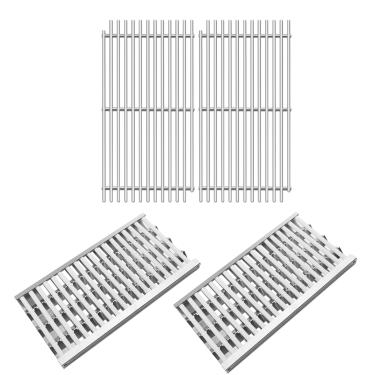 Imagem de Bandeja radiante DCS de aço inoxidável com haste de cerâmica e grelhas de cozinha peças de substituição para DCS BFG-30G, BFGC-30G-L, BFGC-30G-N, BGA48-BQARL, BGA48-BQARN, 2 unidades de placas de