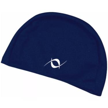 Imagem de Touca De Helanca Infantil Natação Hidroginástica Lisa Unissex (Marinho)