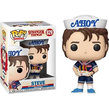 Imagem de Funko Pop! Televis o: Steve Stranger Things com chap u e USS Butterscotch exclusivo