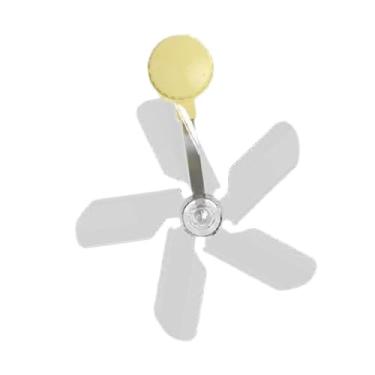 Imagem de IEUDNS Defletor de ar condicionado, defesa de direção do vento, ângulos ajustáveis ​​outlet de ar para a sala de estudo da sala de estar do salão, Amarelo 1pcs