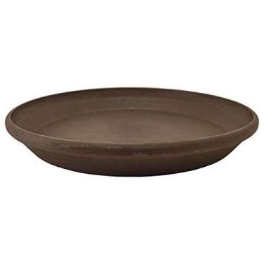 Imagem de PSW AP35C PIPAP35C Pires gotejamento, bandeja de água durável para vasos e plantadores de plantas de flores internos e externos, 35,5 cm, chocolate