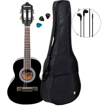 Imagem de Cavaco Acústico Giannini Start Cs-14 Bk + Capa