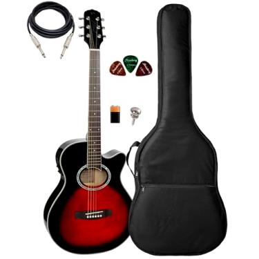 Imagem de Violão Elétrico Giannini Aço Gsf1d Brb + Capa Acolchoada