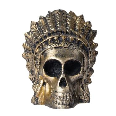 Imagem de Apito da morte asteca, gritos humanos mais altos com mais de 125 decibéis, cavaleiro do demônio gritando real, apito de guerra asteca, gritos humanos autênticos (dourado)