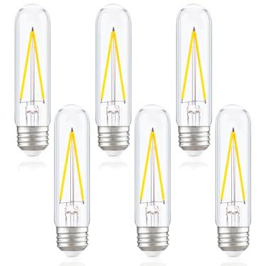 Imagem de PADMO LUDAZ Lâmpada Led E26 T30 T10 Regulável, Tubo Longo, 4 W (Equivalente A 40 W), Lâmpadas Tubulares Tipo T Para Armários De Curiosidades, Piano, Lustre, Arandelas Parede, Ac120 V, Branco Neutro,