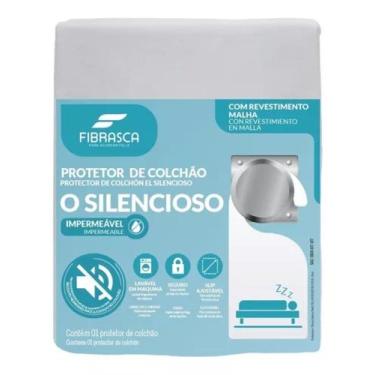 Imagem de Protetor Capa De Colchão Impermeável Queen Size Fibrasca O Silencioso