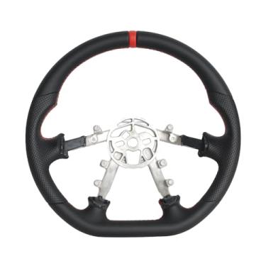 Imagem de JIANGGAI Volante Em Formato De D, Couro, Compatível Com Chevrolet Corvette C5 Z06 1997-2004
