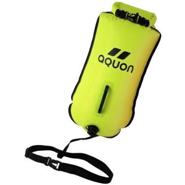 Imagem de Boia natação estanque 28 l apoio sinalização apito aquon, Limão