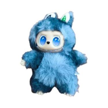 Imagem de Labubu Vinil Pelúcia Pingente Caixa Surpresa Figura De Ação Chaveiro P