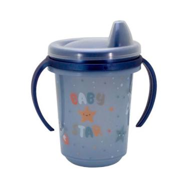 Imagem de Copo Infantil Com Alça Removível Caneca Trio 330ml Transição - PLASÚTI