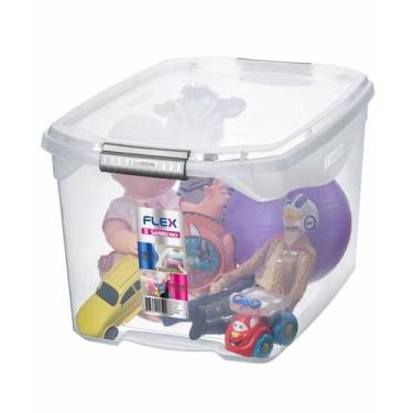 Imagem de Organizador 29 Litros Sanremo Flex SR941 Cristal