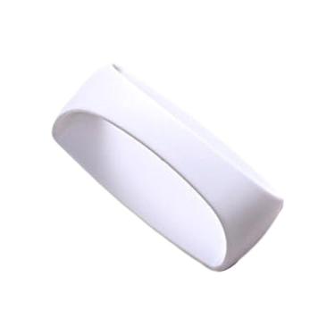 Imagem de MYCENSE Puxador de gaveta para armário, puxador confortável e adesivo para gavetas, armários, portas de tela, janelas de vidro, armários, Branco