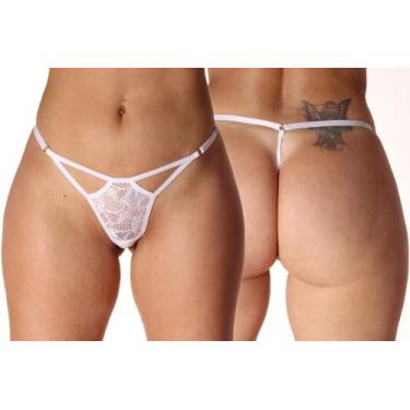Imagem de Kit c/3 Calcinha String Luxo Micro Mini Nano Nude Lançamento Fio Denta