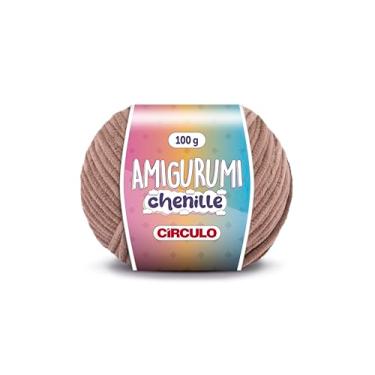 Imagem de Linha Amigurumi Chenille - Circulo - 100g - 110 metros - 909 TEX (7567-Cacau)