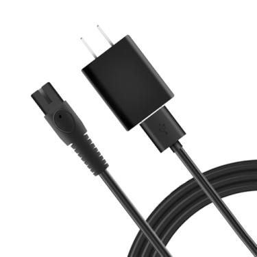 Imagem de YiKaiEn Conjunto De Carregador Substituição 5 V Com Cabo Usb Para Philips Norelco - Modelos Compatíveis Mg5910, Mg7910, Mg9510, Mg9520, Adaptador Energia E