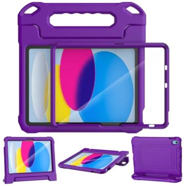 Imagem de SUPLIK Capa infantil para iPad A16 de 11 polegadas 2025 (11ª geração) e iPad de 10ª geração (11 polegadas 2022), construída com protetor de tela, durável à prova de choque e à prova de choque, capa