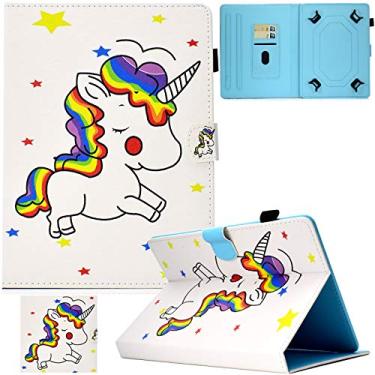 Imagem de Artyond Capa universal para tablet de 9,0 a 10,5 polegadas, com compartimentos para cartões para iPad 9,7/iPad 10,2/iPad 10,5/Galaxy Tab 3 10.1/Tab 4 10.1/Tab S3 9.7/Tab A 9.7/Tab E 9.6/Fire HD10/HD10