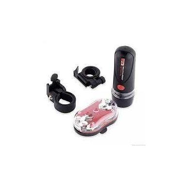 Imagem de Kit Farol Dianteiro E Traseiro Para Bicicleta Bi006 Átrio - multilaser