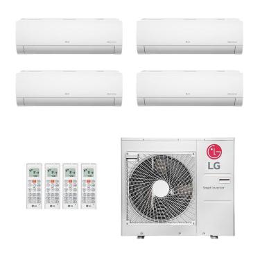Imagem de Ar-Condicionado Multi Split Inverter LG 48.000 (3x Evap HW 9.000 + 1x Evap HW 18.000) Quente/Frio 220V