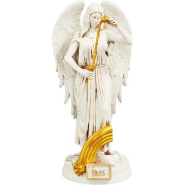 Imagem de Estátua Íris Deusa Grega - Mensageira dos Deuses (Cor Mármore Dourado)