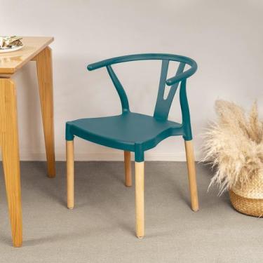 Imagem de Cadeira de Jantar Wishbone Yescasa