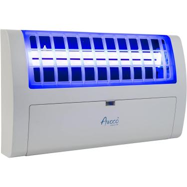 Imagem de Awoco Lâmpada LED 13W 100V-240V para montagem na parede, armadilha para moscas, mosquitos, mariposas e insetos voadores GG 198 cm, cabo de alimentação extra longo para capturar moscas, mosquitos