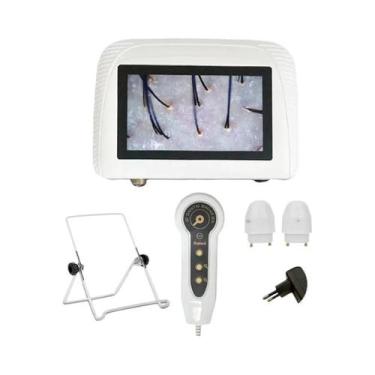 Imagem de Analisador De Dermoscopia Recarregável De 5 Polegadas Para Pele E Cour