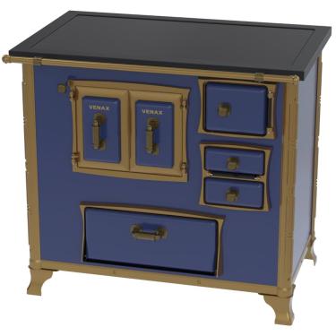 Imagem de Fogao a Lenha Venax GII n 2 Renaissance Premium Azul SE