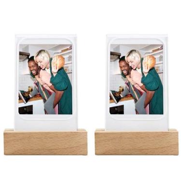 Imagem de Porta-retratos de mesa brilhante WOGOZAN Mini 12 para Instax