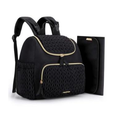 Imagem de Bolsa de fraldas mommore Mochila de fraldas pequena com trocador