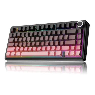 Imagem de Teclado sem fio para jogos MechLands Aula F75 PRO 75% RGB