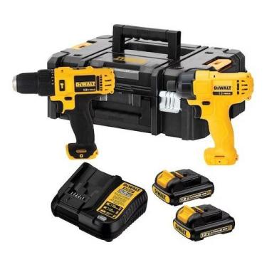 Imagem de Kit Combo Parafusadeira/furadeira De Impacto Dcd716 +dcf805 - Dewalt, 