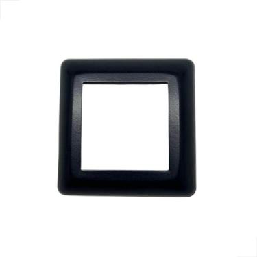 Imagem de Canopla Quadrada 2 Polegadas Corrimão Guarda Corpo - Preto - Fast Vidr