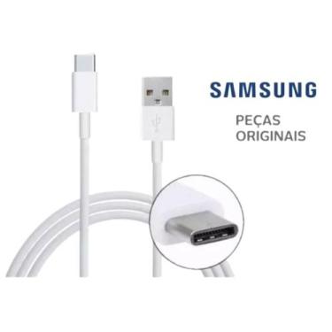 Imagem de Cabo USB-C Padrão Type C Samsung Original Galaxy A52 Modelo SM-A525