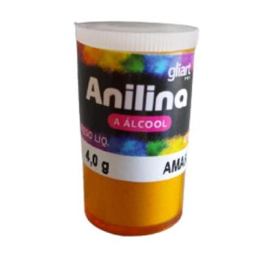 Imagem de Anilina a álcool Gliart amarelo 4g