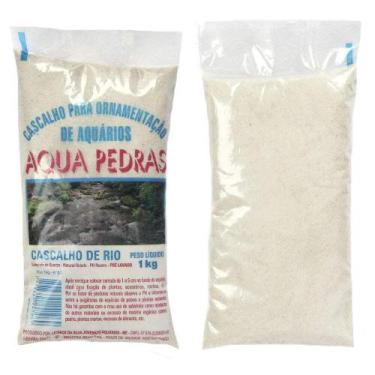 Imagem de Substrato Para Aquários Aqua Pedras Cascalho de Rio - Nº 00 - 1kg