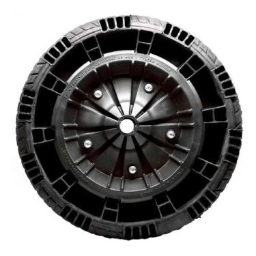 Imagem de Roda Carrinho de Mão Flexborder Antifuro 100kg 350 Diametro 3/4" Fbpne