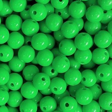 Imagem de BOLINHA DE RESINA Nº 08 (20 G) - LADEIRA BIJUTERIAS, VERDE FOLHA