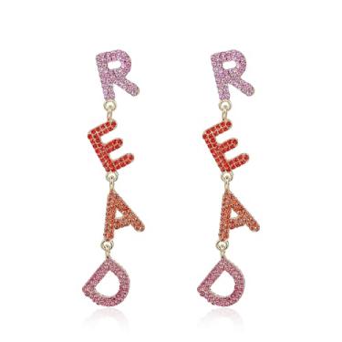 Imagem de Personalidade Apple LOVE Pencil Books Brincos pendentes de madeira dupla face para professores estudantes presentes de dia de agradecimento de professores joias de volta às aulas, Medium, Madeira