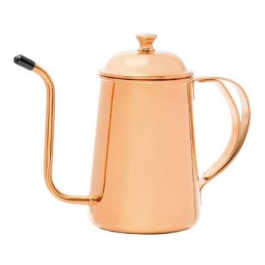 Imagem de Bule Bico Fino Inox Cabo Golden 700 ml Mimo AF22118 - Mimo Style